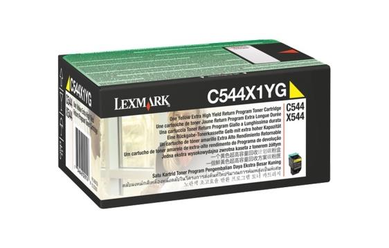 738199  C544X1YG Toner LEXMARK C544X1YG 4K gul 